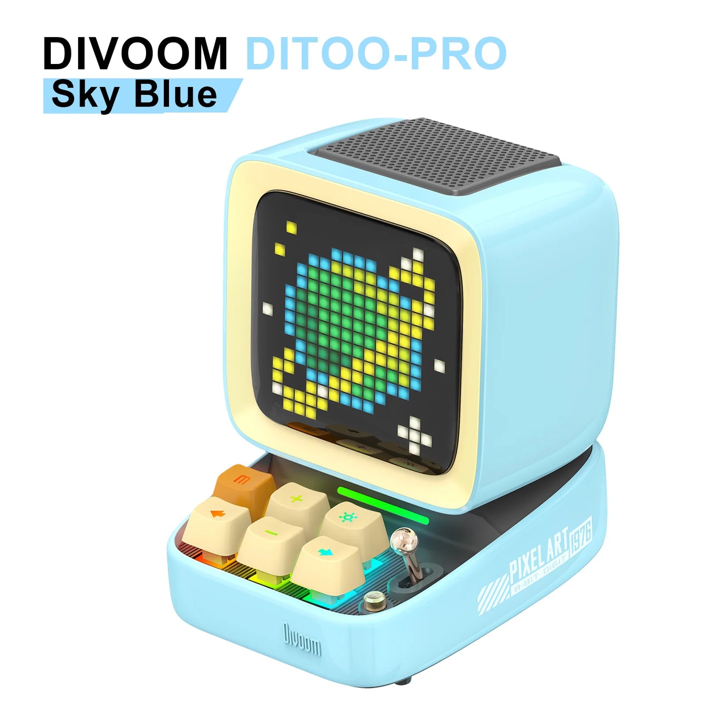 Divoom Ditoo Pro Retro Pixel Art Bluetooth Speaker Alarm Clock