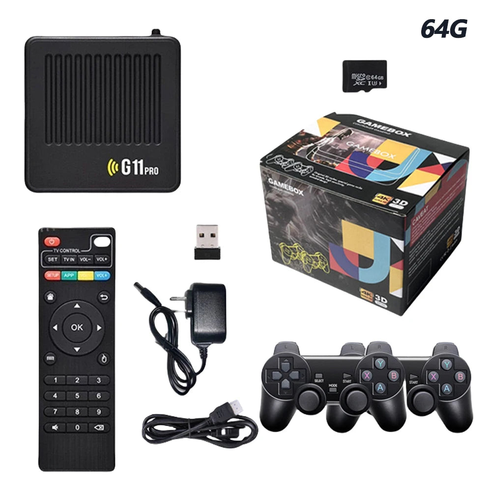 VODOOL G11 Pro Retro Game Box 4K HDMI Console Gamepads