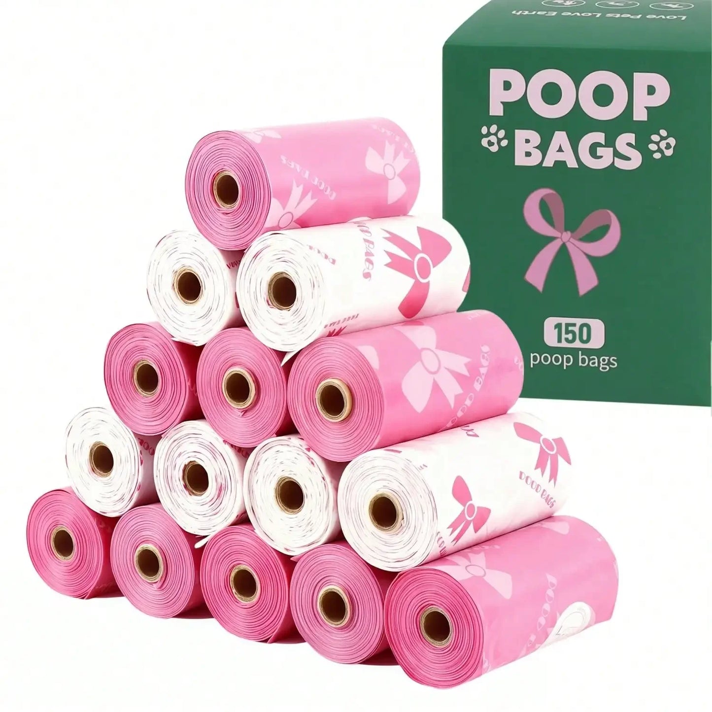 None Dog Poop Bags Leak-Proof Polyethylene For Cats And Dogs