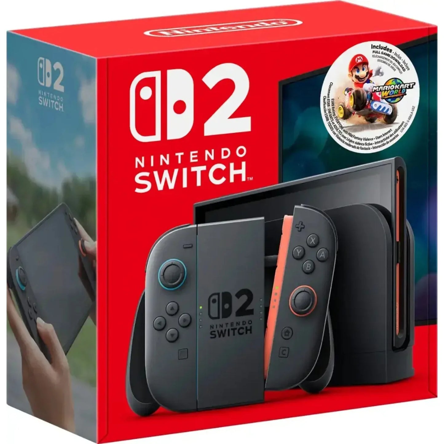 Nintendo Switch 2 Console Bundle With Mario Kart World