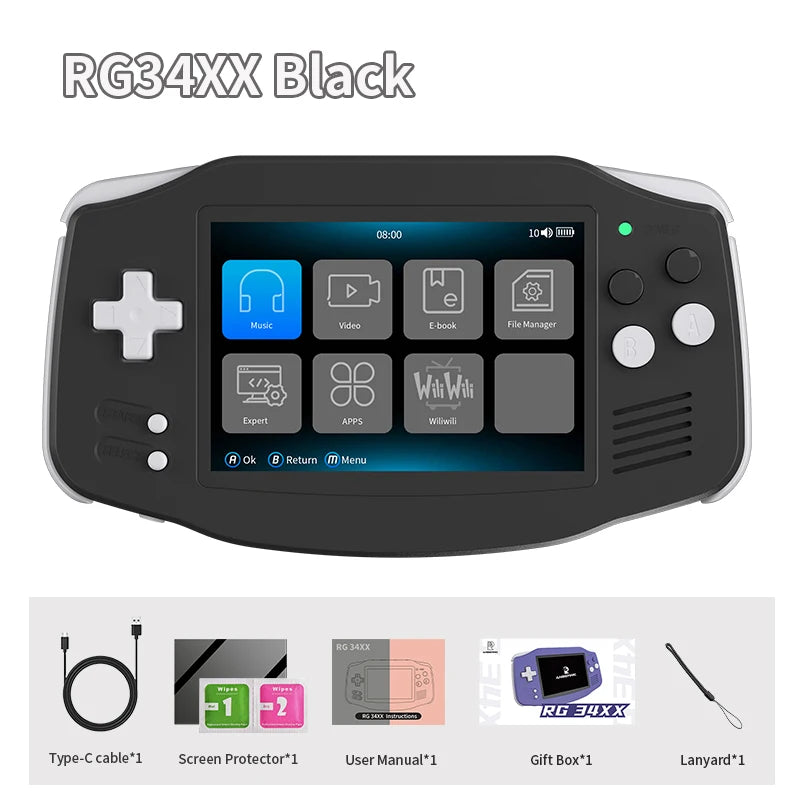 Anbernic RG34XX Retro Handheld Console With WiFi Bluetooth