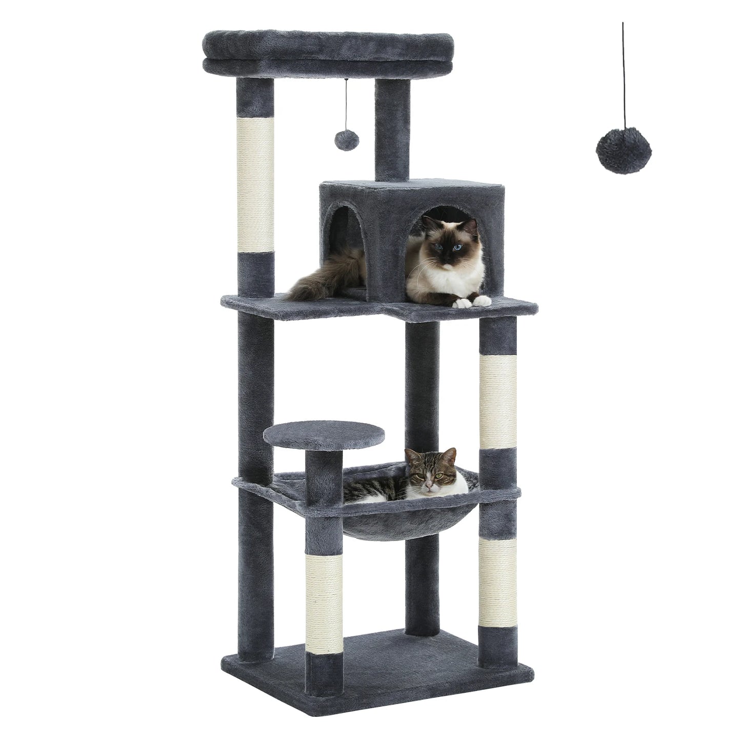 PAWZ Road 5 Level Cat Tree Indoor Cat Tower Durable