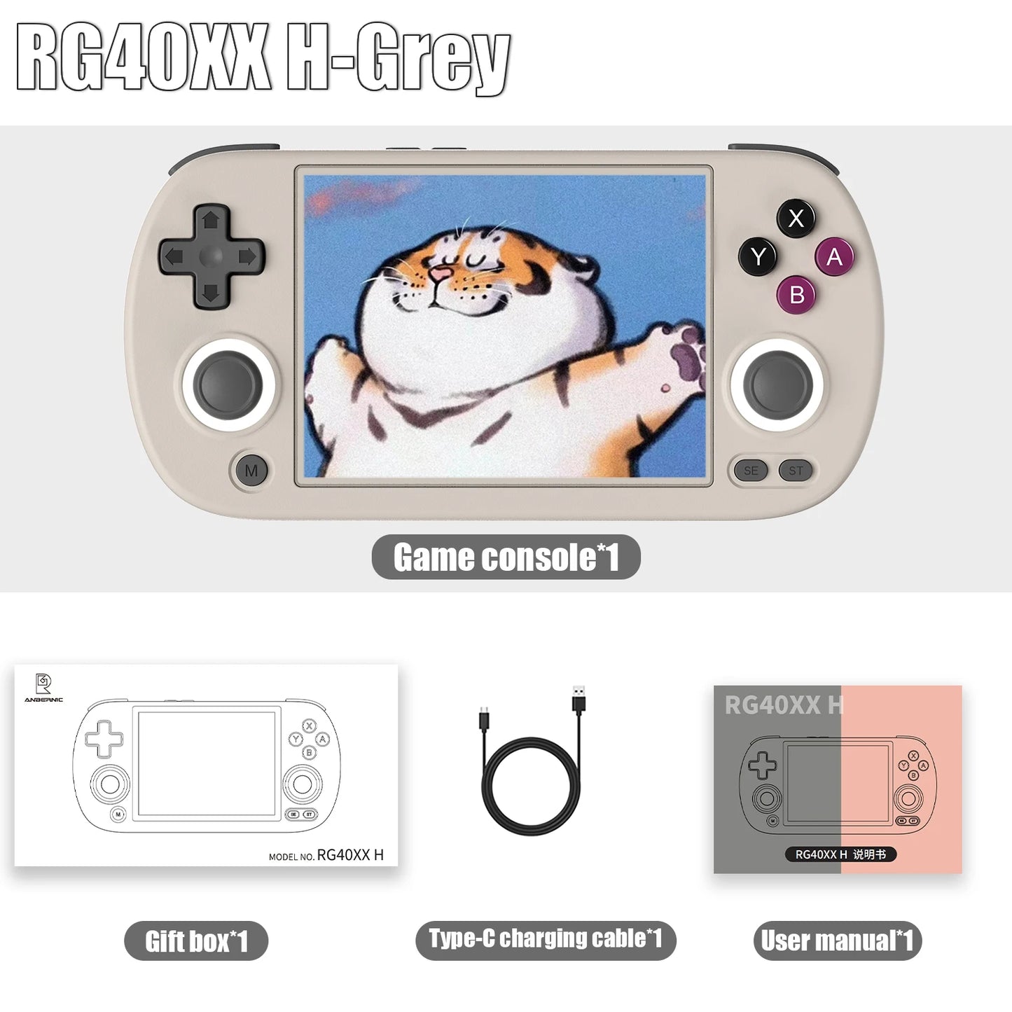 Anbernic RG40XX H Retro Handheld Game Console With 5488 Games