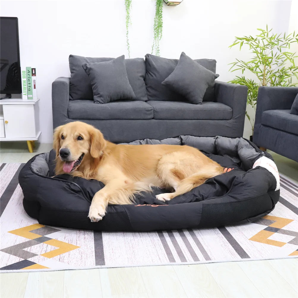 BINGOPAWCN All Season Dog Bed With Removable Cushion Oxford Cover