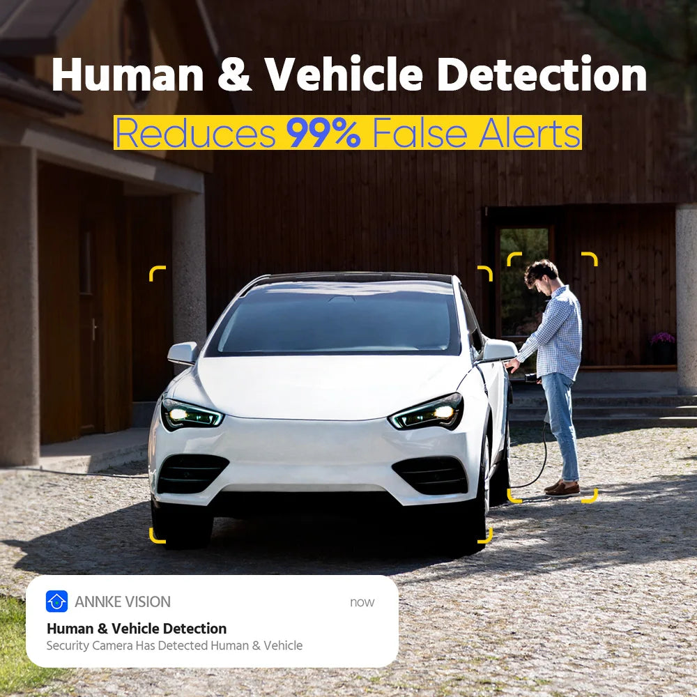 ANNKE C800 4K PoE Security Camera Outdoor IK10 8MP Smart Dual Light