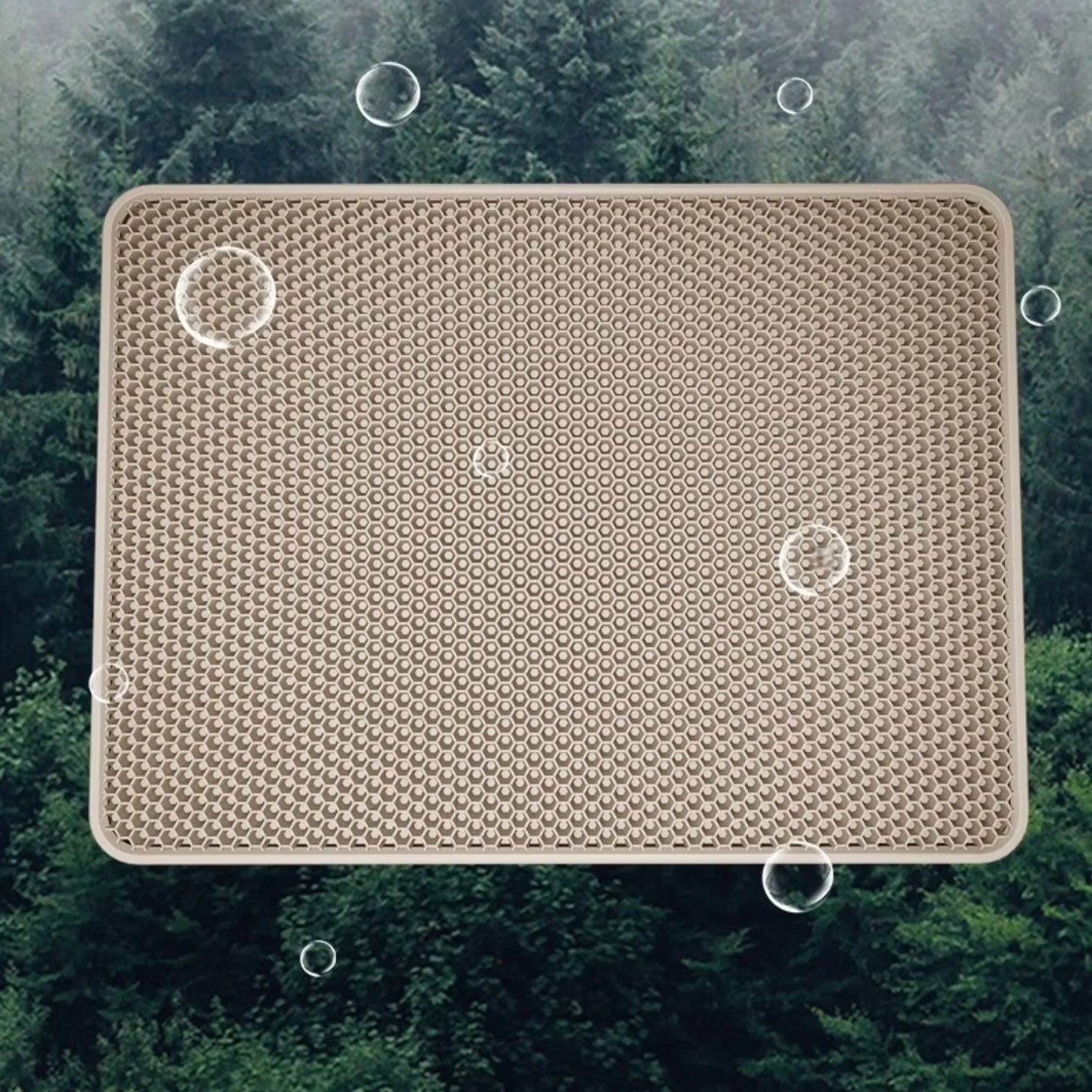 NONECN Cat Litter Mat Waterproof Double Layer for Cats