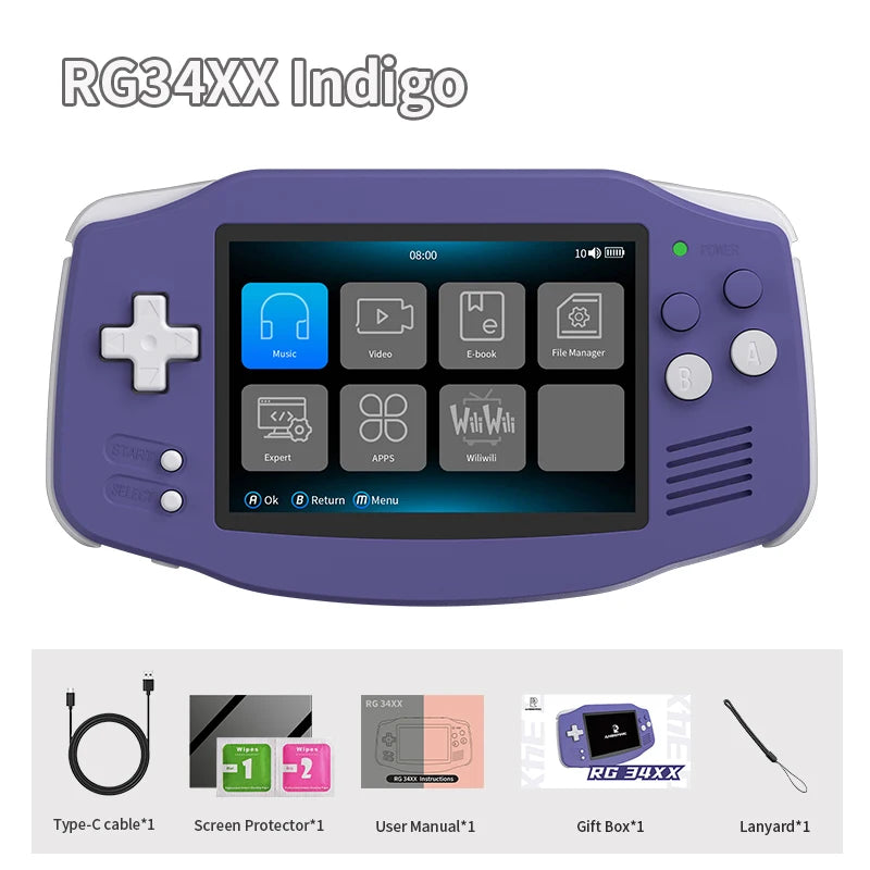 Anbernic RG34XX Retro Handheld Console With WiFi Bluetooth