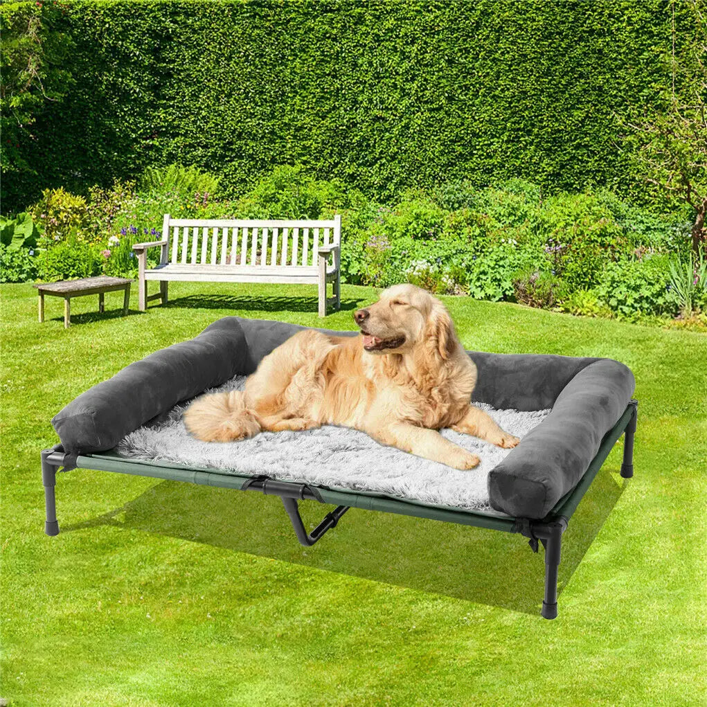 BINGOPAWCN Elevated Pet Bed Lounger for Dogs and Cats