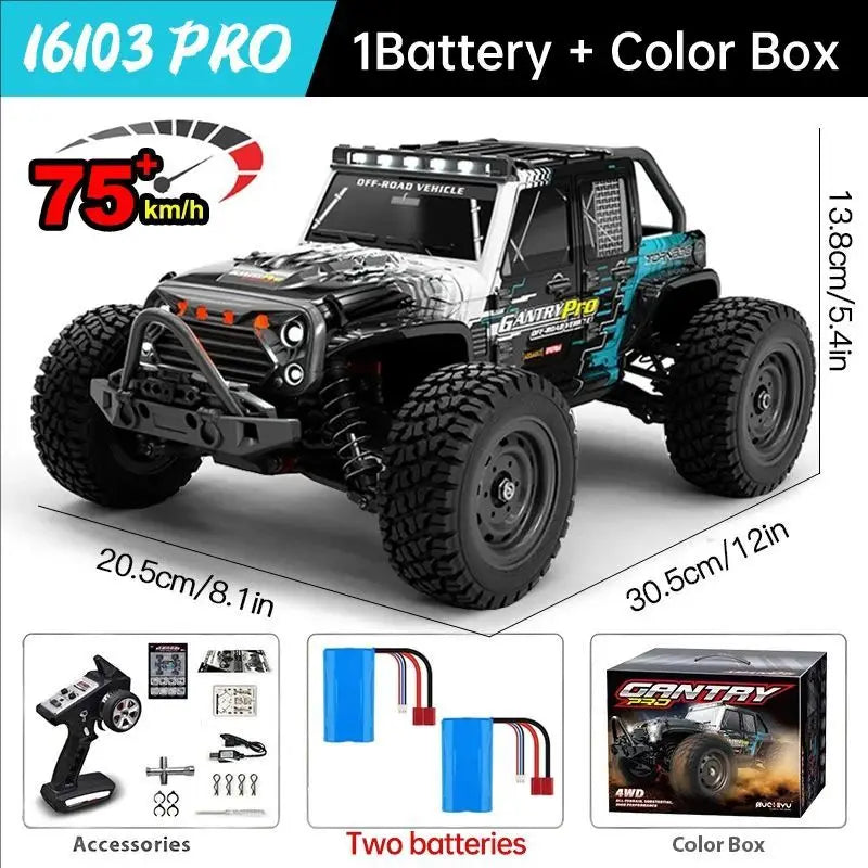 WDSZKMYFCE High Speed 4WD RC Car Off Road Brushless Motor