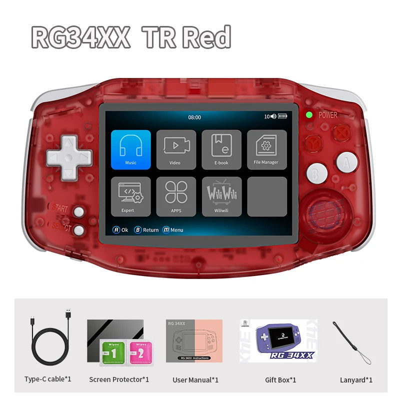 Anbernic RG34XX Retro Handheld Console With WiFi Bluetooth