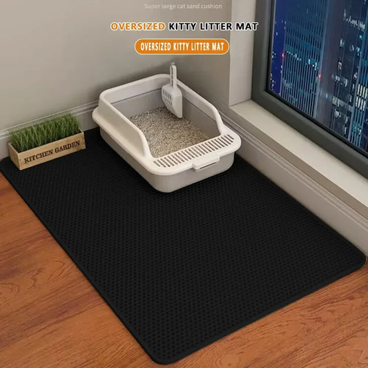NONECN Cat Litter Mat Waterproof Double Layer for Cats