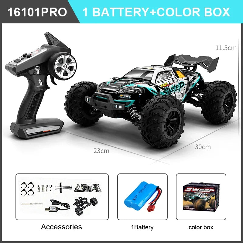 WDSZKMYFCE High Speed 4WD RC Car Off Road Brushless Motor