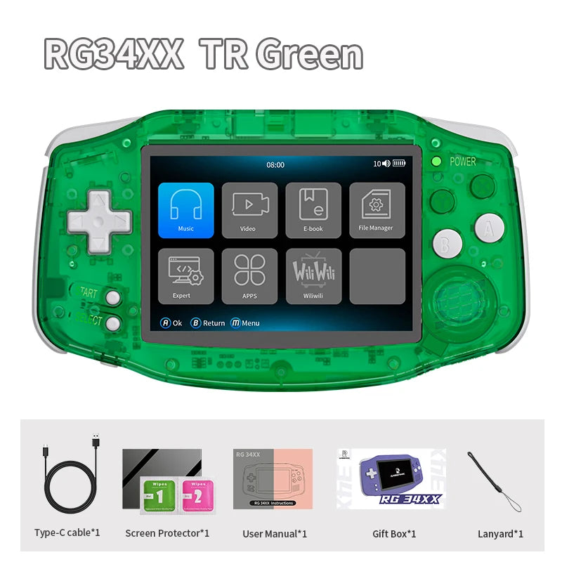 Anbernic RG34XX Retro Handheld Console With WiFi Bluetooth