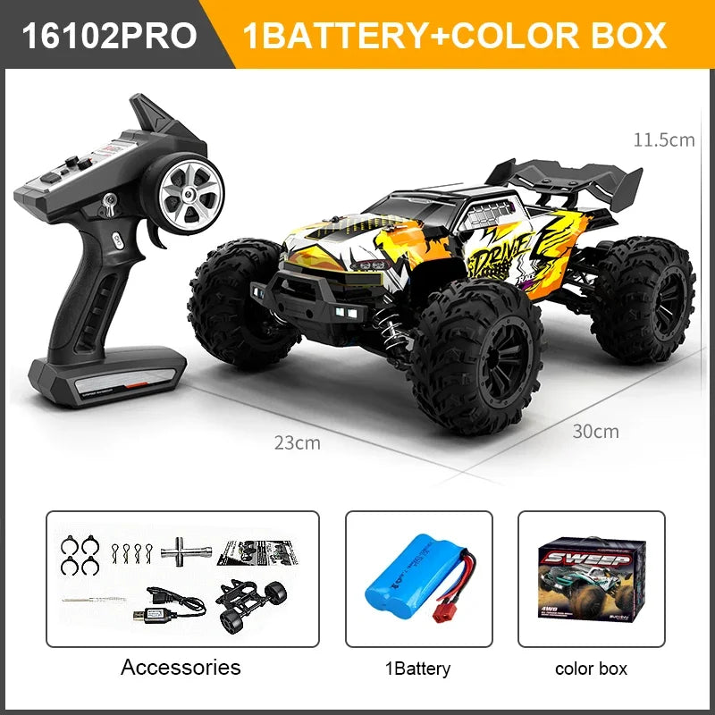 WDSZKMYFCE High Speed 4WD RC Car Off Road Brushless Motor