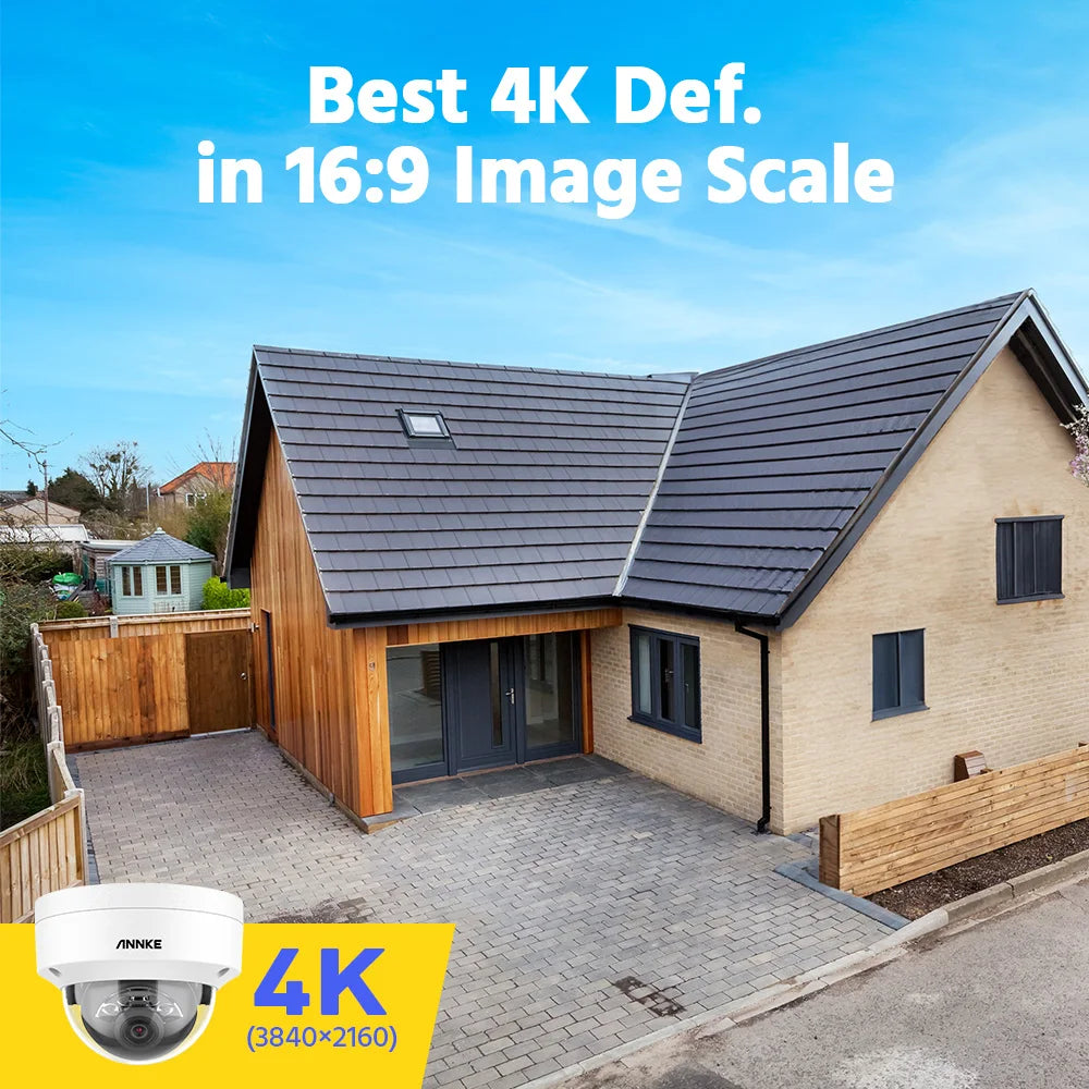 ANNKE C800 4K PoE Security Camera Outdoor IK10 8MP Smart Dual Light