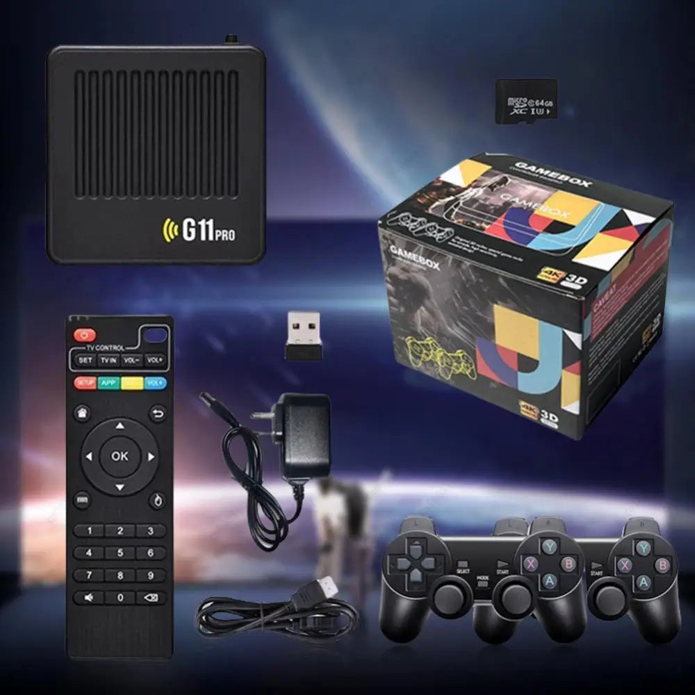 VODOOL G11 Pro Retro Game Box 4K HDMI Console Gamepads