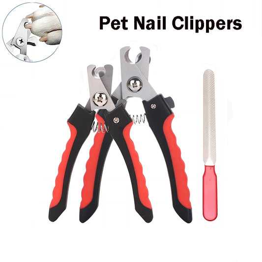 Pet Nail Clippers Sickle Large Dog Stainless Steel Grooming Scissors