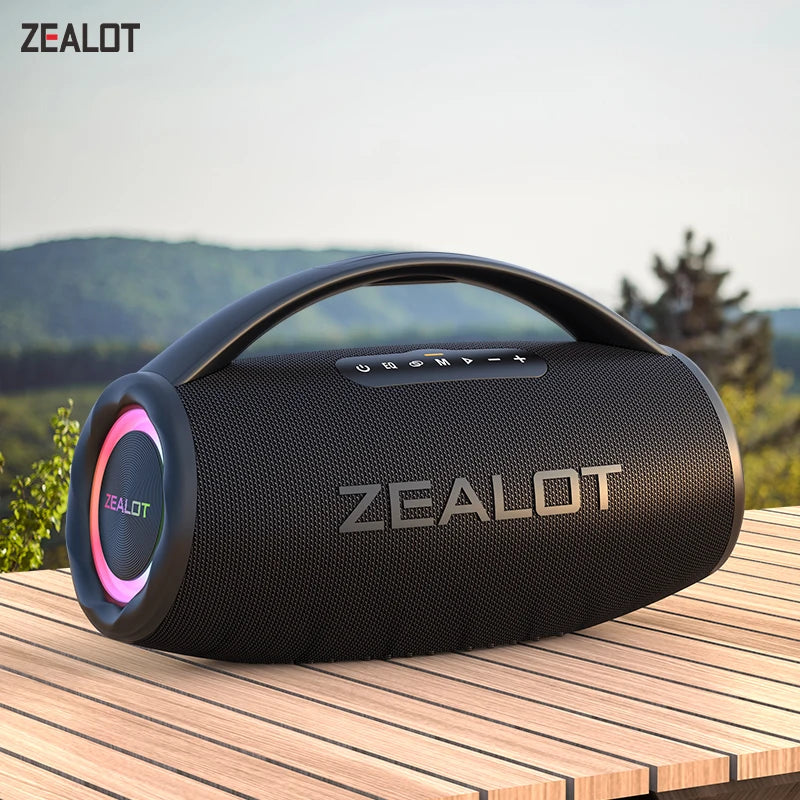 Zealot S97 80W Bluetooth Speaker With RGB Lights Waterproof
