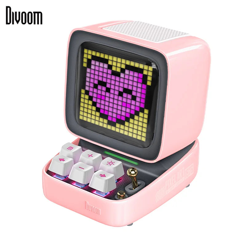Divoom Ditoo Pro Retro Pixel Art Bluetooth Speaker Alarm Clock