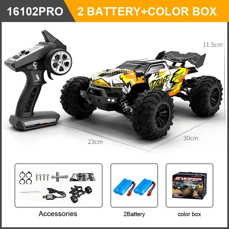WDSZKMYFCE High Speed 4WD RC Car Off Road Brushless Motor