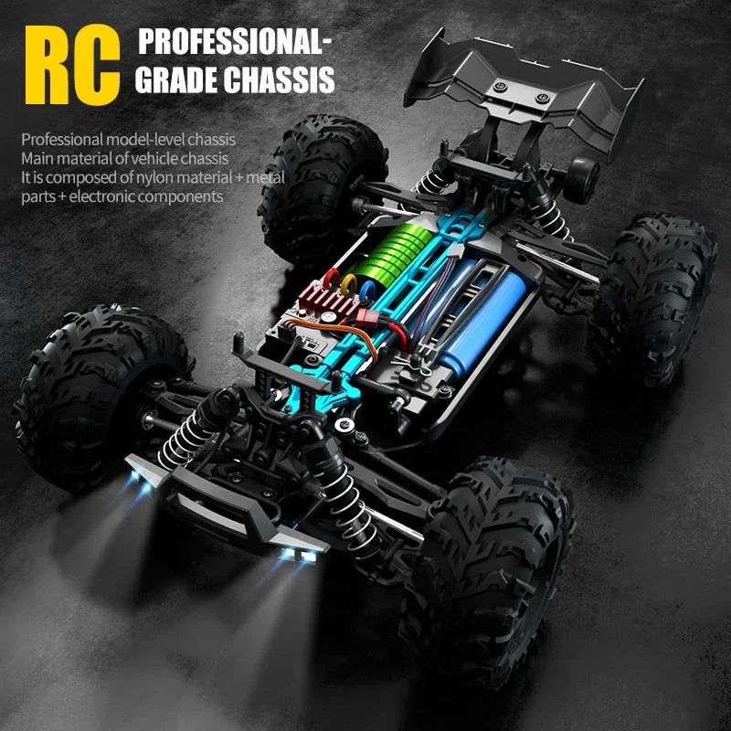 WDSZKMYFCE High Speed 4WD RC Car Off Road Brushless Motor
