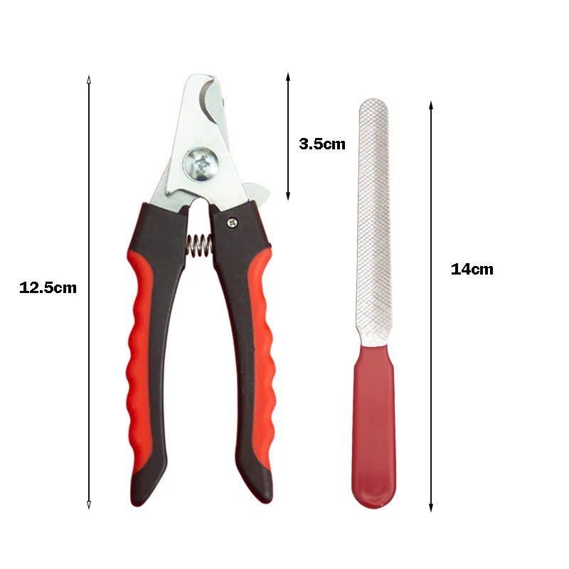 Pet Nail Clippers Sickle Large Dog Stainless Steel Grooming Scissors