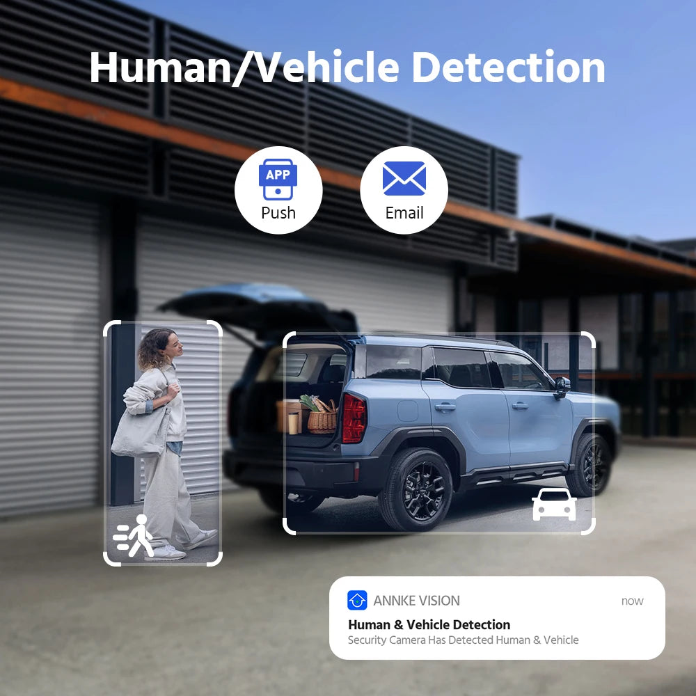 ANNKE 4K 8MP Dual Lens POE Surveillance Camera Outdoor