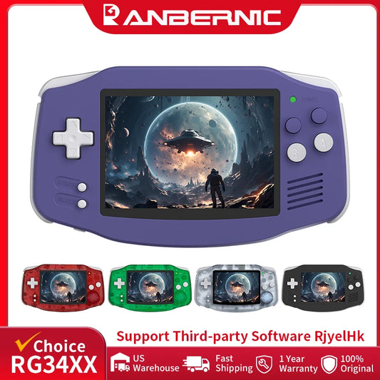 Anbernic RG34XX Retro Handheld Console With WiFi Bluetooth